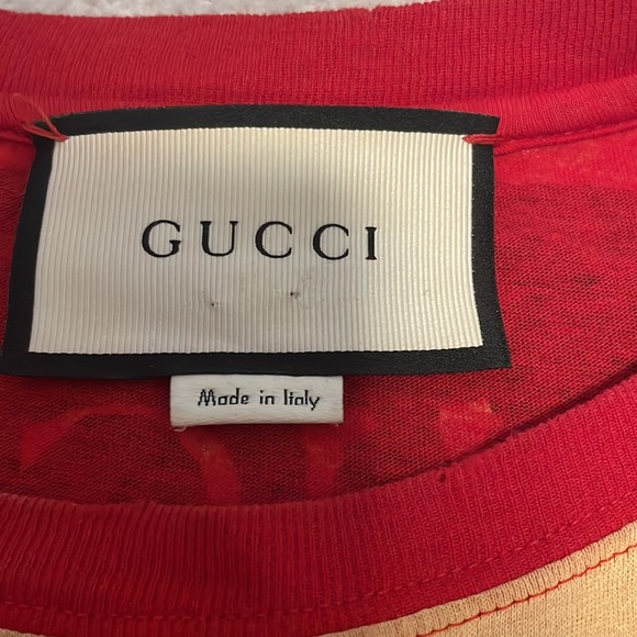 SMALL MENS GUCCI T-SHIRT - Picture 2 of 4